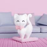 Metalmorphose Μπρελόκ White Cat