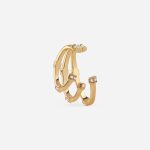 Μονό σκουλαρίκι Guess Ear Cuff Bamboo Gold