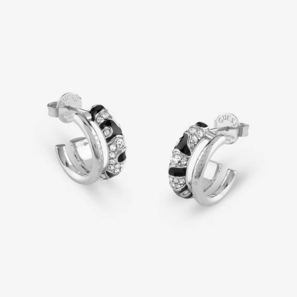 Ατσάλινα Σκουλαρίκια Guess Fabulous Me Silver