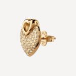 Ατσάλινα Σκουλαρίκια Guess Crazy in Love Gold