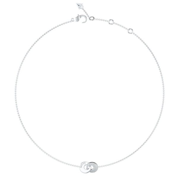 Ατσάλινο Κολιέ Guess Blooming Summer Silver