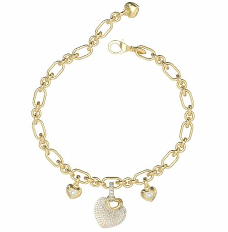 Βραχιόλι Guess Crazy in Love Gold