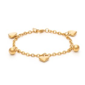 Γυναικείο βραχιόλι Visetti My Heart Gold