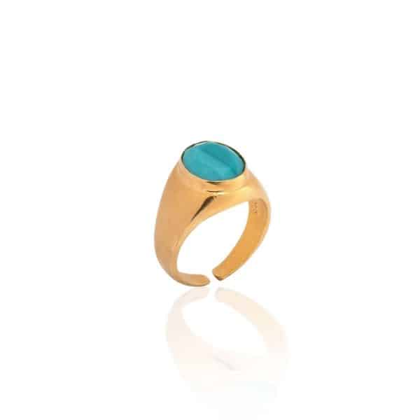 Δαχτυλίδι Chevalier Lifelikes Aqua Turqoise