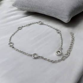Βραχιόλι Tiny Rocks Silver από ασήμι 925