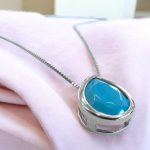 Κολιέ Turqoise Fantasy Silver από ασήμι 925