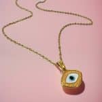 Ατσάλινο Κολιέ Peebls The Eye Gold