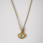 Ατσάλινο Κολιέ Peebls The Eye Gold