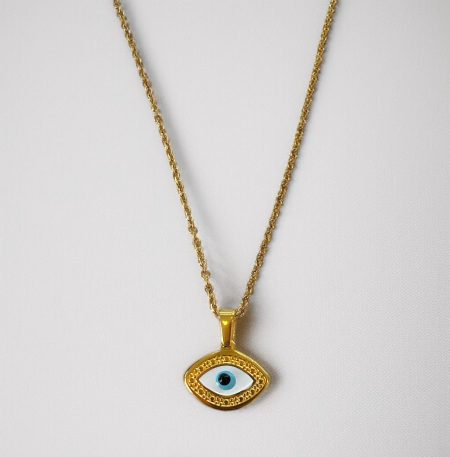 Ατσάλινο Κολιέ Peebls The Eye Gold
