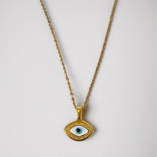 Ατσάλινο Κολιέ Peebls The Eye Gold