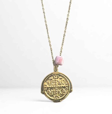 Ατσάλινο Κολιέ Peebls Byzantium Gold