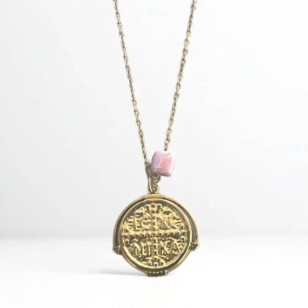Ατσάλινο Κολιέ Peebls Byzantium Gold