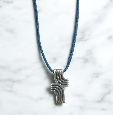 Κολιέ Blackowl Claytone Blue