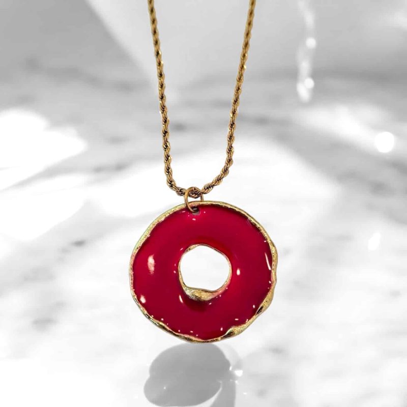 Κολιέ Chroma Sunset Petals Red