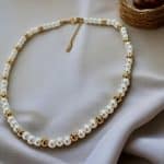 Κολιέ Peebls Pearls and Beads Gold