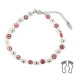 Αλυσίδα Ποδιού BlackOwl Art Red Eyes