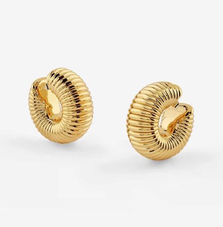 Ατσάλινα Σκουλαρίκια Guess Berbera Gold