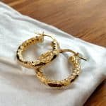 Σκουλαρίκια Iconic Hoops Gold από ασήμι 925