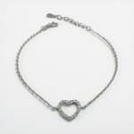 Βραχιόλι Chic Heart από ασήμι 925