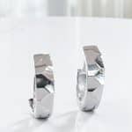 Σκουλαρίκια Pure Glow Hoops Silver από ασήμι 925