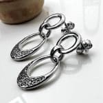 Σκουλαρίκια Pure Glow Hoops Silver από ασήμι 925