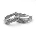 Σκουλαρίκια Vibe Hoops Silver από ασήμι 925
