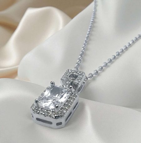 Κολιέ Silver Maze από ασήμι 925