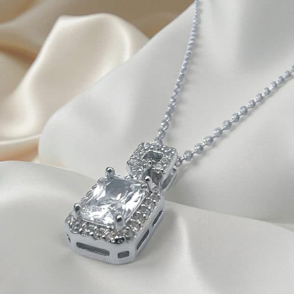 Κολιέ Silver Maze από ασήμι 925