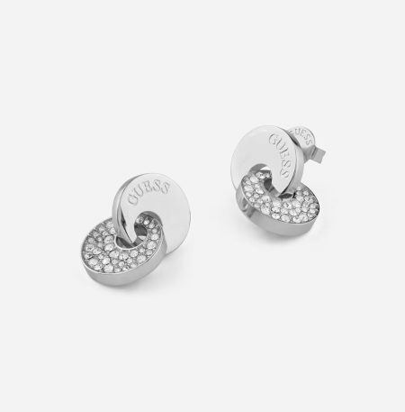 Ατσάλινα Σκουλαρίκια Guess Blooming Summer Silver