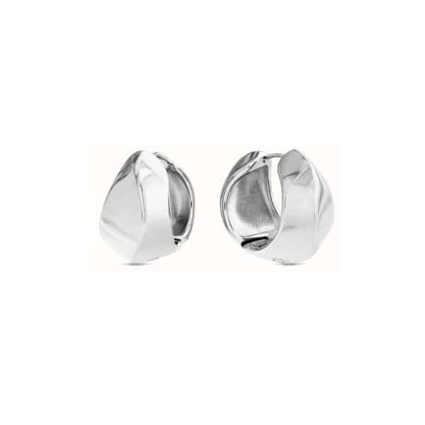 Γυναικεία Σκουλαρίκια Sculpted Silver