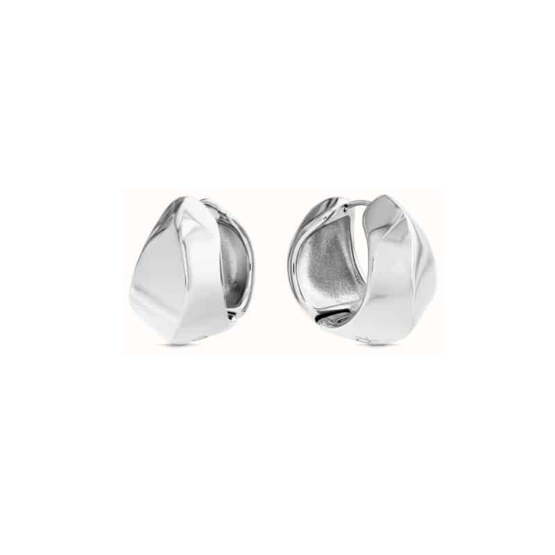 Γυναικεία Σκουλαρίκια Sculpted Silver