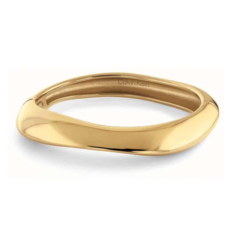 Γυναικείο Βραχιόλι Calvin Klein Sculpted Gold