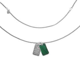Ανδρικό Kολιέ Cerruti Silver Green