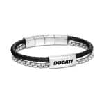 Ανδρικό Βραχιόλι Ducati Corse Drifter Black Silver