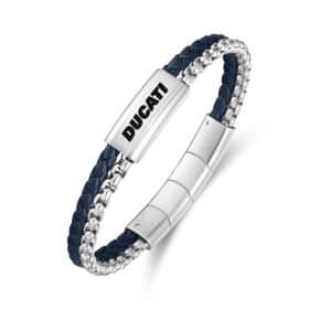 Ανδρικό Βραχιόλι Ducati Corse Drifter Blue Silver