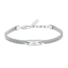 Ανδρικό Βραχιόλι Maserati Iconic JM425AVD104 Silver Mesh