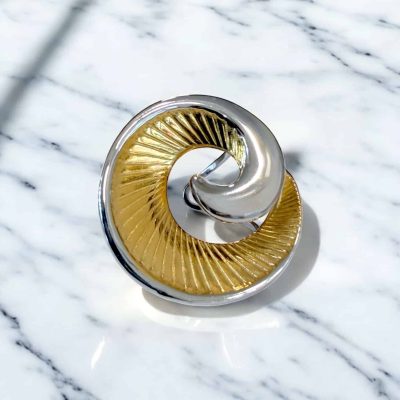 Ατσάλινο Δαχτυλίδι Eclipta Silver Gold