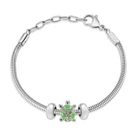 Ατσάλινο Βραχιόλι Morellato Green Turtle and Crystals