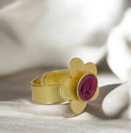 Δαχτυλίδι Chroma Maroon Corfu