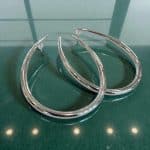 Ατσάλινα Σκουλαρίκια Peebls Contour Chic Silver