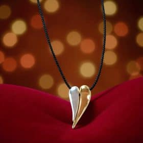 Κολιέ Blackowl Pure Bond Silver and Gold