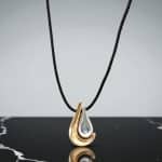 Κολιέ Blackowl Soul Year 26 Gold - Silver