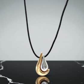 Κολιέ Blackowl Soul Year 26 Gold - Silver