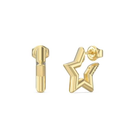 Ατσάλινα Σκουλαρίκια Iconique Stars Gold