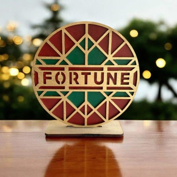 Γούρι 2D Fortune Κόκκινο Πράσινο