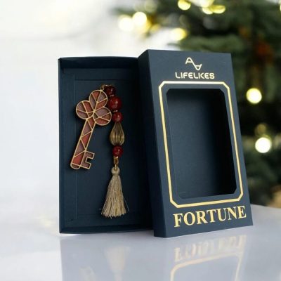 Γουράκι Μωσαϊκό Κλειδί Ροζ Κόκκινο