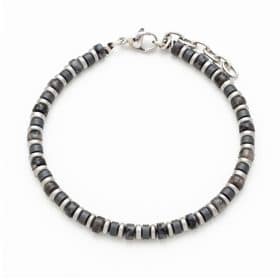 Ανδρικό Βραχιόλι λefkό Maverick Beads Grey