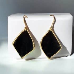 Σκουλαρίκια Chroma Agkistri Black