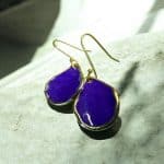 Σκουλαρίκια Chroma Minoan Bloom Purple