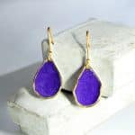Σκουλαρίκια Chroma Minoan Bloom Purple